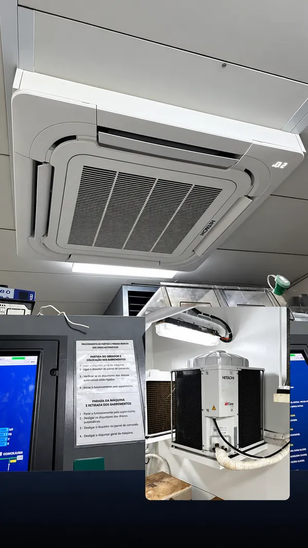 Ar-condicionado instalado pela Termaxis a bordo, entrega 7 de 10
